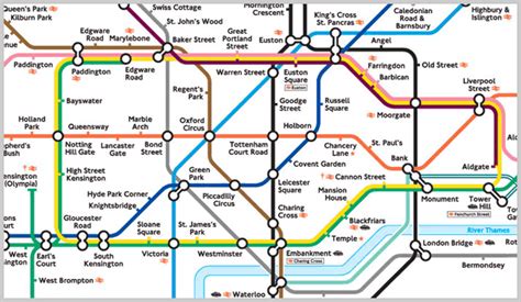London Underground Tube Station Map Lilianaescaner