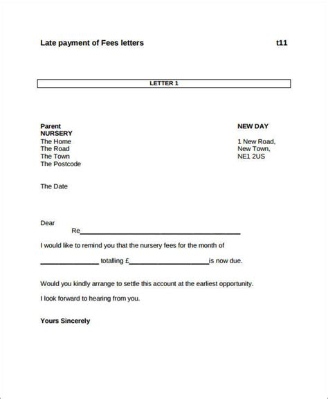 payment letter format tipsenseme