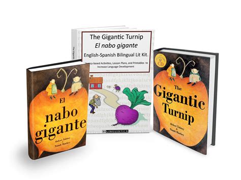 The Gigantic Turnip El Nabo Gigante English Spanish Bilingual Lit Kit
