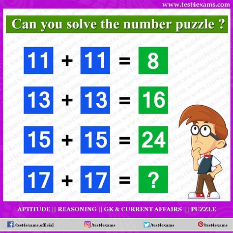 Solve The Logical Math Puzzle Question Brain Puzzle Test 4 Exams