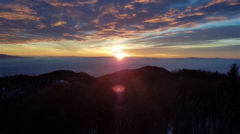 FOTO Pogled s Ivanščice na očaravajući zimski zalazak sunca mnovine hr