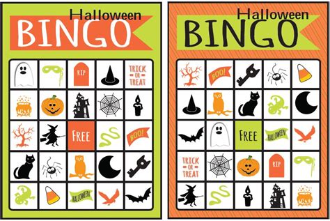 Free printable football bingo cards. FREE PRINTABLES: A "Frightfully" Delightful Halloween ...