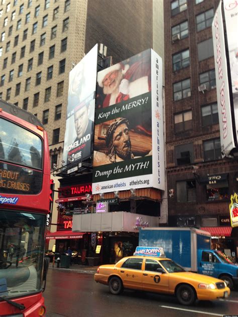 American Atheists Place 2012 Myth Holiday Billboard In Times Square