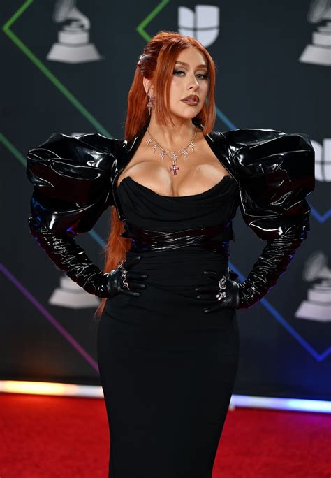 Christina Aguilera Rocks Fierce Look At 2021 Latin Grammys