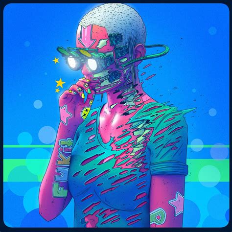 Killzoomer “ Nick Sullo ♥ ” Cyberpunk Art Art Vaporwave