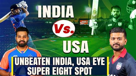 India Vs Usa T20 World Cup The Battle For A One News Page Video