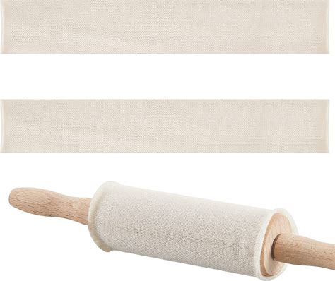 Rolling Pin Covers Set Of 2 Cotton Rolling Pin Sock Beige