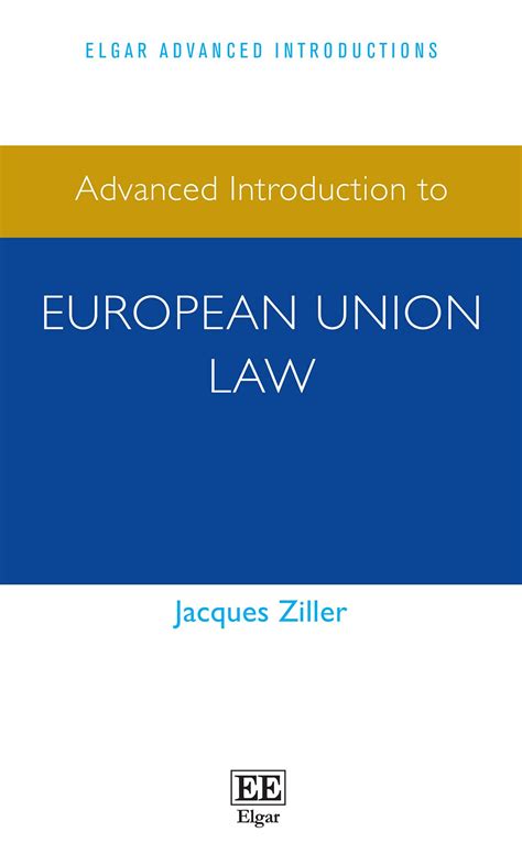 Acts Of Eu Law And Hierarchy Of Norms Advanced Introduction To