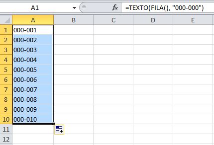 Numerar Celdas En Excel Cios