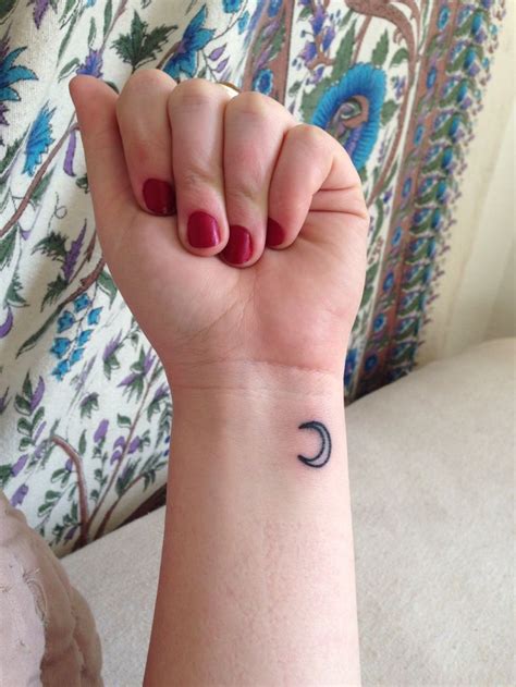 Moon Tattoo On Wrist Designs Ideas And Meaning Tattoos For You