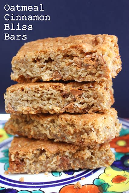 The Frustrated Cowgirl Recipe Round Up Saras Oatmeal Cinnamon Bliss Bars