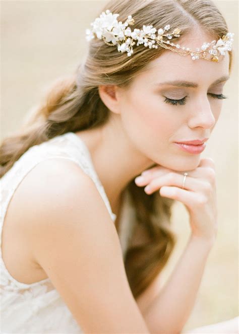 Reign Gold Bohemian Wedding Headpiece Tania Maras Bespoke Wedding Headpieces Wedding Veils