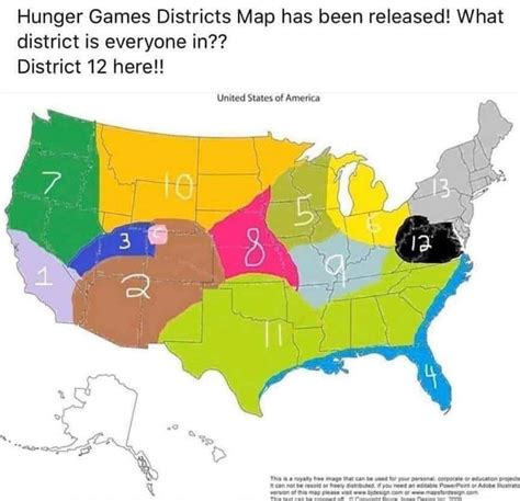 Hunger Games Districts Map