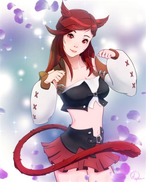 Miqo Te Fanart She Was My Very First Character In Ffxiv Arr R Ffxiv