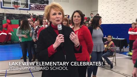 Lakeview Elementary Celebrates Reward School Status Youtube