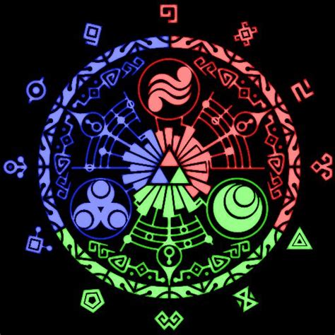 The Triforce Symbol On The Gate Of Time In Skyward Sword