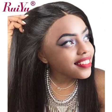 Pixie haircuts with shaved designs. RUIYU Straight Wig Lace Front Human Hair Wigs For Black ...
