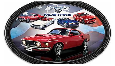 Ford Mustang American Muscle Car Collector Plate with Your Name and State