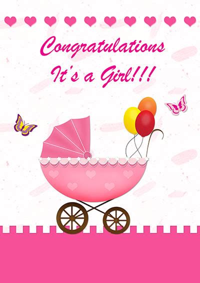 Free Printable New Baby Congratulations Cards