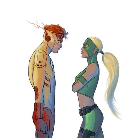 Wally And Artemis Yj Young Justice Spitfire Young Justice Young