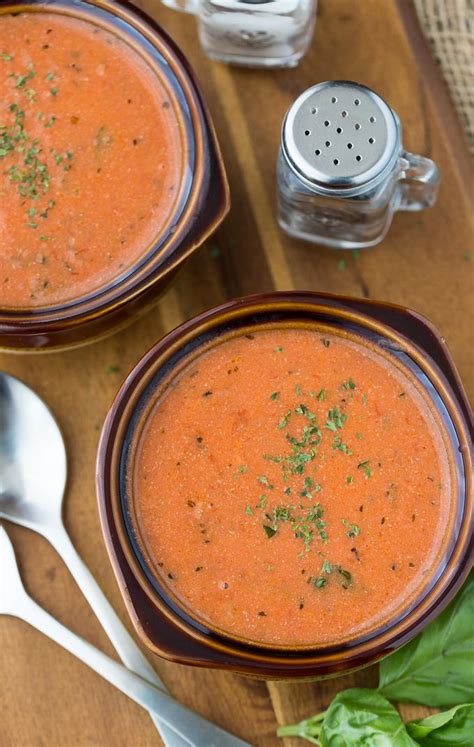 Comforting Recipe For Delicious Homemade Cream Of Tomato Soup Cream