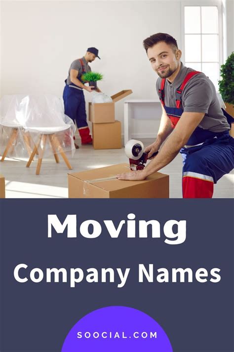 New Business Names Moving Company Company Names Creative Business
