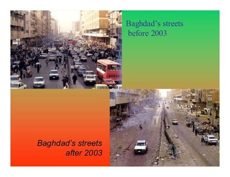Pictures Of Iraq Before The War And After Revealing
