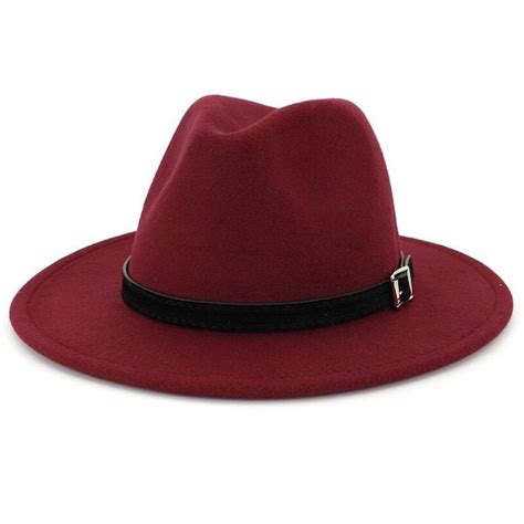 Classic Burgundy Red Fedora Hat For Men Classy Men Collection