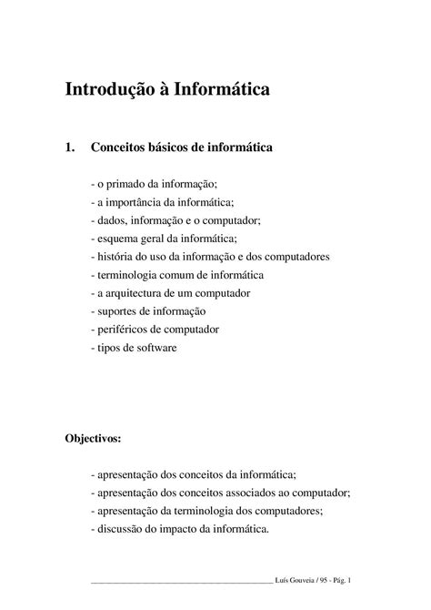 Conceitos Básicos De Introdução A Informática By Carlos Alexandre Issuu