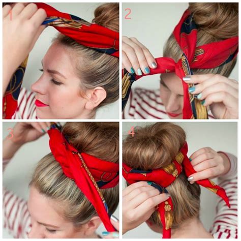 comment porter le foulard dans les cheveux avec style