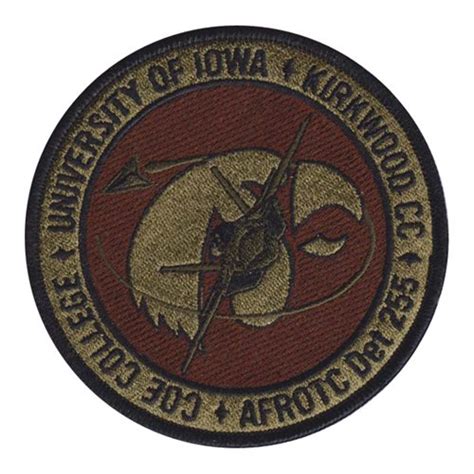 Afrotc Det 255 University Of Iowa Custom Patches Air Force Reserve