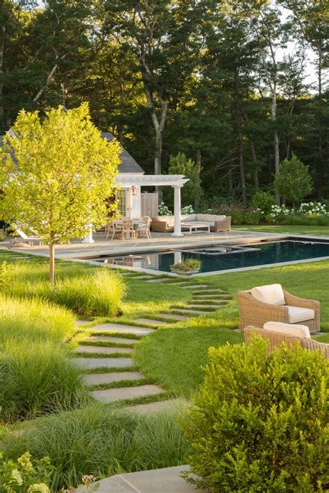 Pool Landscape Design Landscape Elements Garden Design Patio Design