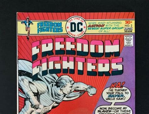 Freedom Fighters Dc Comics Vf Newsstand Edition EBay