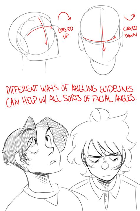 Teakips Head Angles Tutorial Drawing Reference Poses Drawing Heads