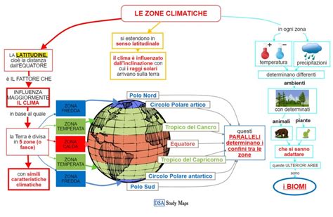 Le Zone Climatiche Mappa Concettuale