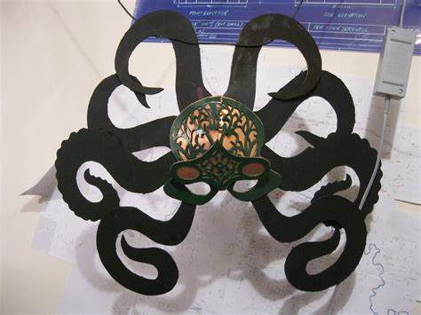 Octopus Masquerade Mask 8 Steps With Pictures Instructables
