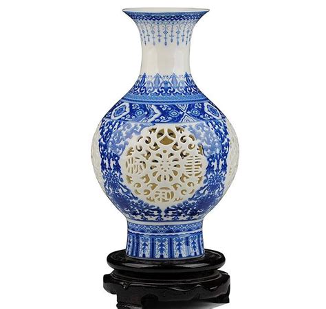 Porcelain Flower Vase For Tabletop Sansan Ceramic Art