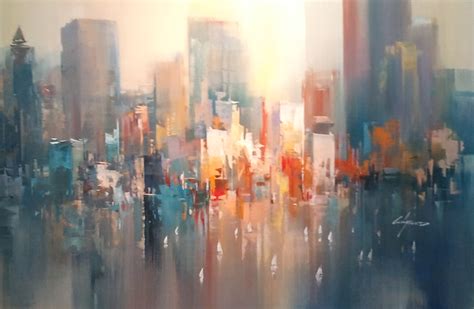In 2021 Abstract Cityscape