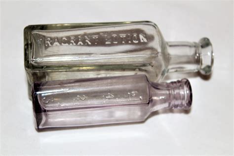 Antique Glass Bottle Tiny Antique Apothecary Bottles