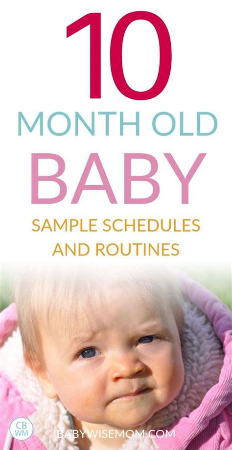 Babywise Sample Schedules Ten Months Old Babywise Mom