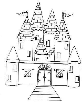 Castillo de cenicienta para colorear Imagui