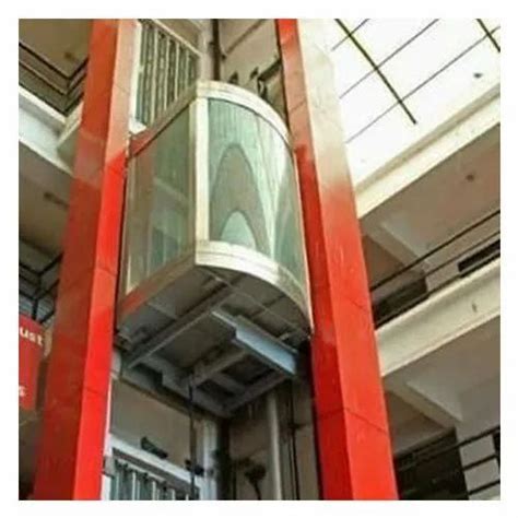 Passenger Lift Hydraulic Residential Elevator Max Persons 5 Capacity
