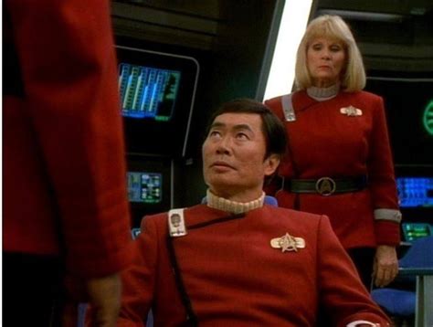 Captain Sulu And First Officer Rand Of The Uss Excelsior Star