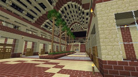 Gigantic Modern Mall Shopping Centre Minecraft Project