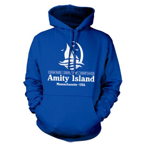 Amity Island Hoodie Fivefingertees