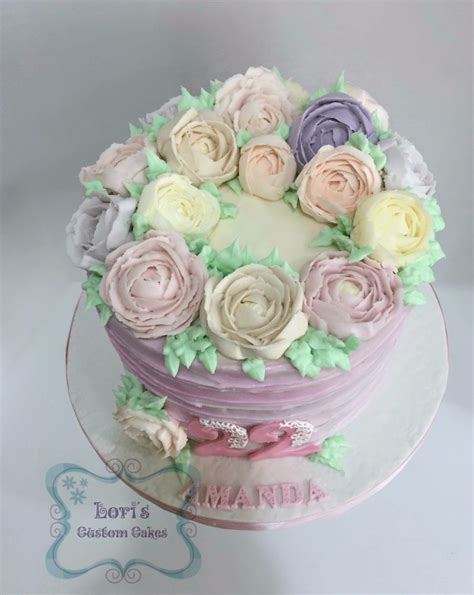 Check out our pastel cake flowers selection for the very best in unique or custom, handmade pieces from our party décor shops. Buttercream pastel flowers | Butter cream, Cake, Custom cakes