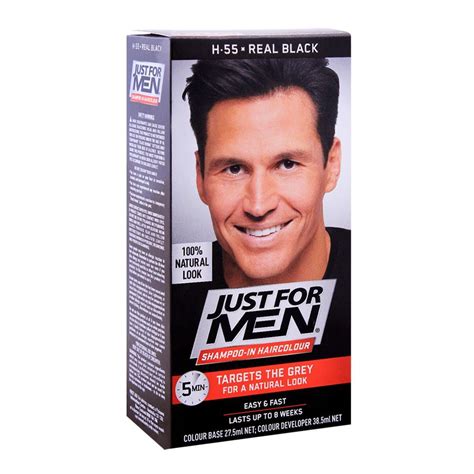 Purchase Just For Men Shampoo In Hair Colour H 55 Real Black Online At