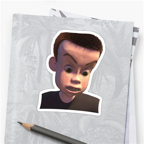 Sid Toy Story Stickers By Mrlagare456 Redbubble
