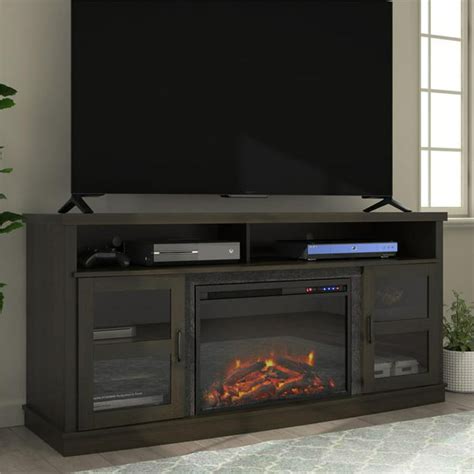 Beaumont Lane Electric Fireplace Heater Tv Stand Console Up To 65 In