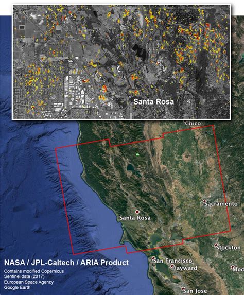 Nasa Map Of Wildfire Damage Helps California Recovery